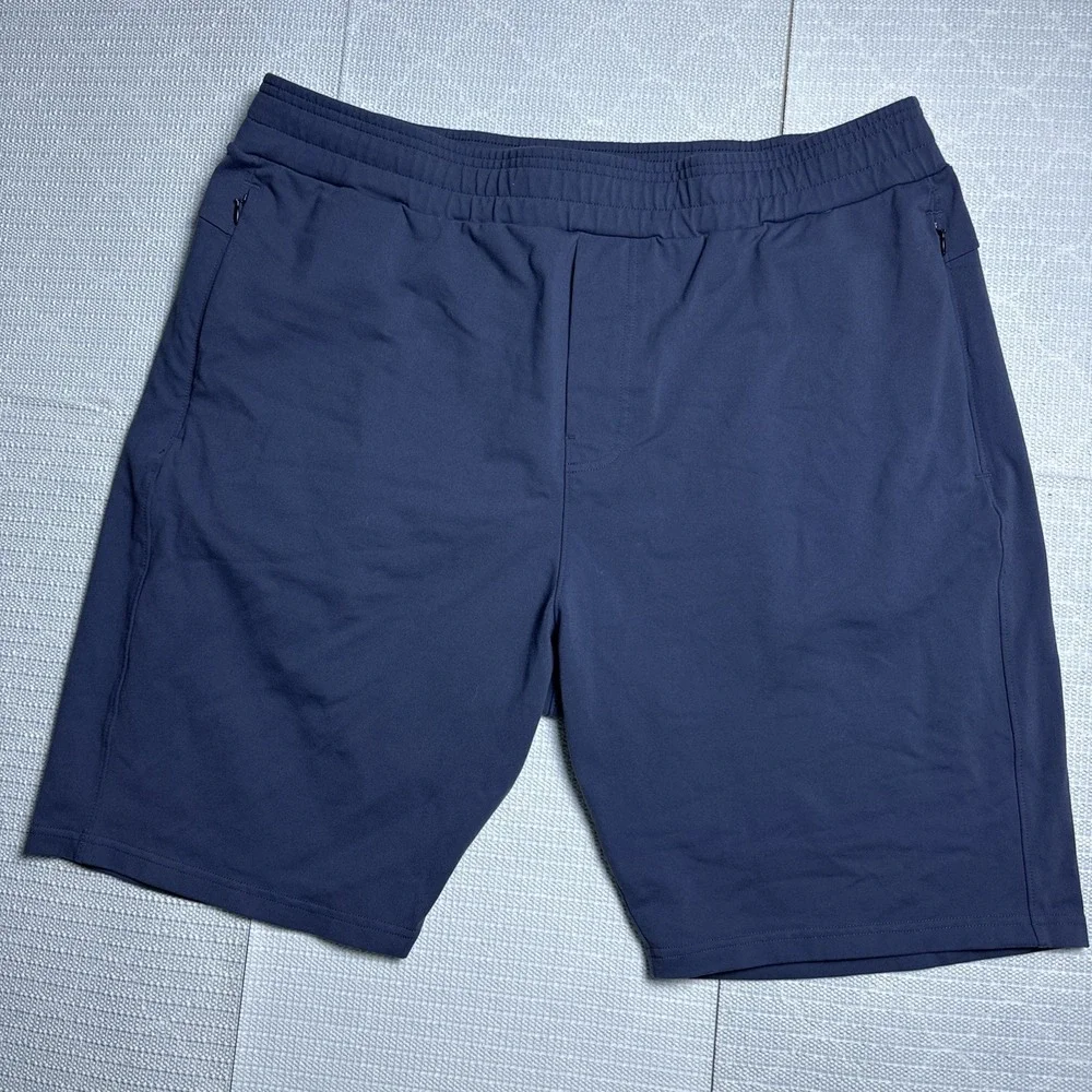 Public Rec Men's Gamechanger Rec Shorts 40R Navy Everyday Drawstring Relaxed